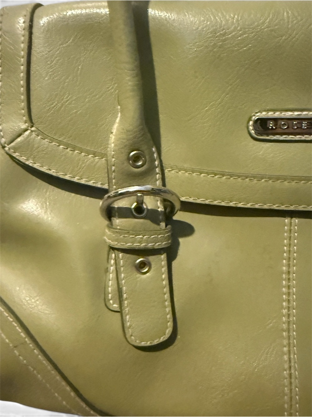 Rosetti Olive Green Shoulder Tote + Matching Wallet Y2K - Picture 5 of 9